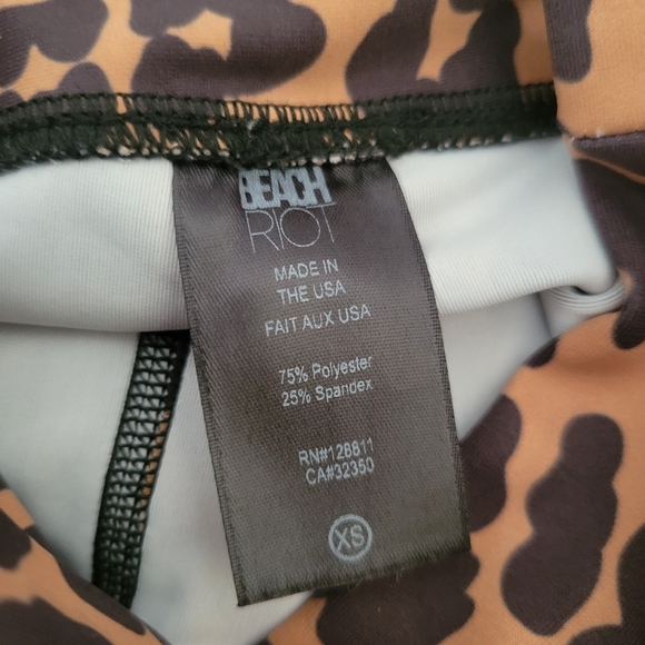 Beach Riot Piper Legging Leopard Size XS - Picture 6 of 6